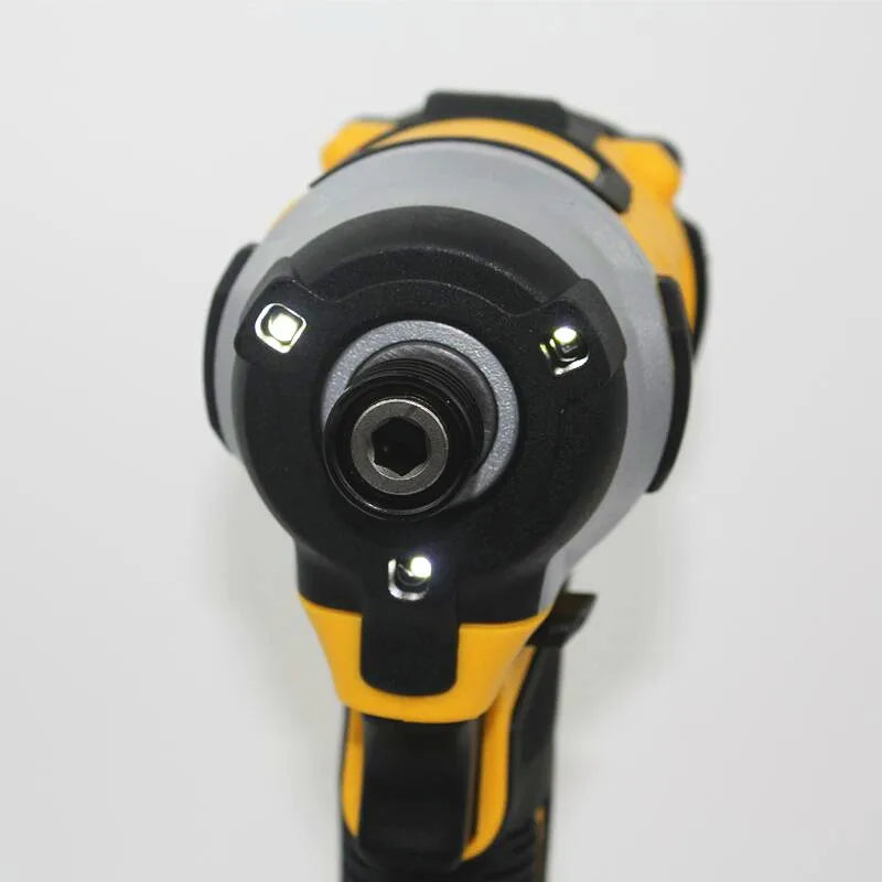 Brushless Electric Screwdriver Cordless 1/4" Driver  Impact Drill Repair Hex Wrench For DeWALT 18-20V Battery Power Tools