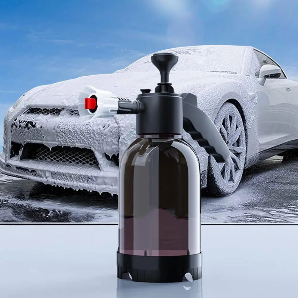 2L Foam Watering Can Car Wash Foam Spray Bottle Portable Watering Car Auto Window Home Gardening Watering Flower Cleaning Tool