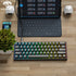 LEAVEN K620 Wired Mechanical Keyboard 61 Keys RGB Lights Green Axis ESports Gaming Office Personality Key Computer Accessories