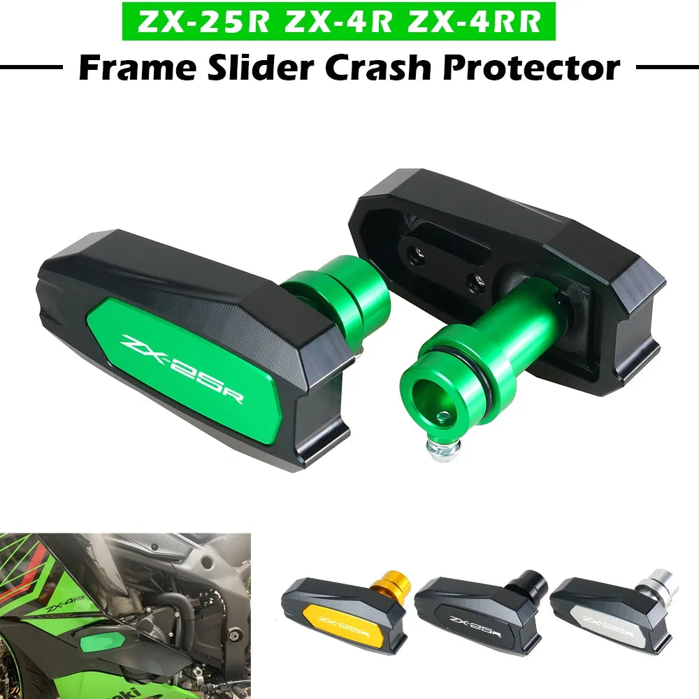 Motorcycle Accessories Engine Falling Protection Pad Frame Sliders Crash Protector For KAWASAKI ZX4R/ZX4RR ZX4R SE  ZX25R