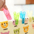 20Pcs Clothes Pegs Plastic Clothespins Laundry Hanging Pins Clip Strong Windproof Hangers For Underwear Socks Drying Rack Holder