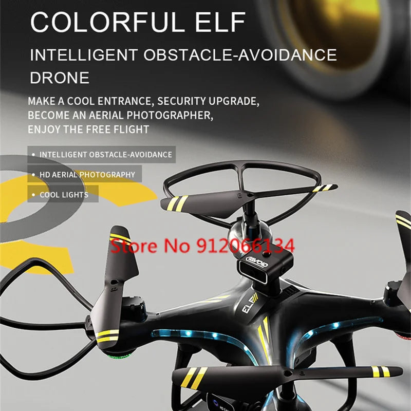 WIFI FPV 4K ESC Camera Optical Flow WIFI FPV RC Drone 2.4G Intelligence Obstacle Avoidance APP Control Smart Hover RC Quadcopter
