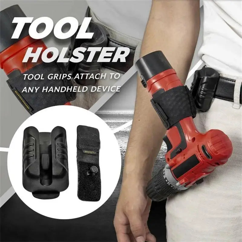 Tool Holster Multi-functional Electric Drill Portable Waist Tool Buckle Wrench Hammer Screw Outdoor Drill Portable Clip