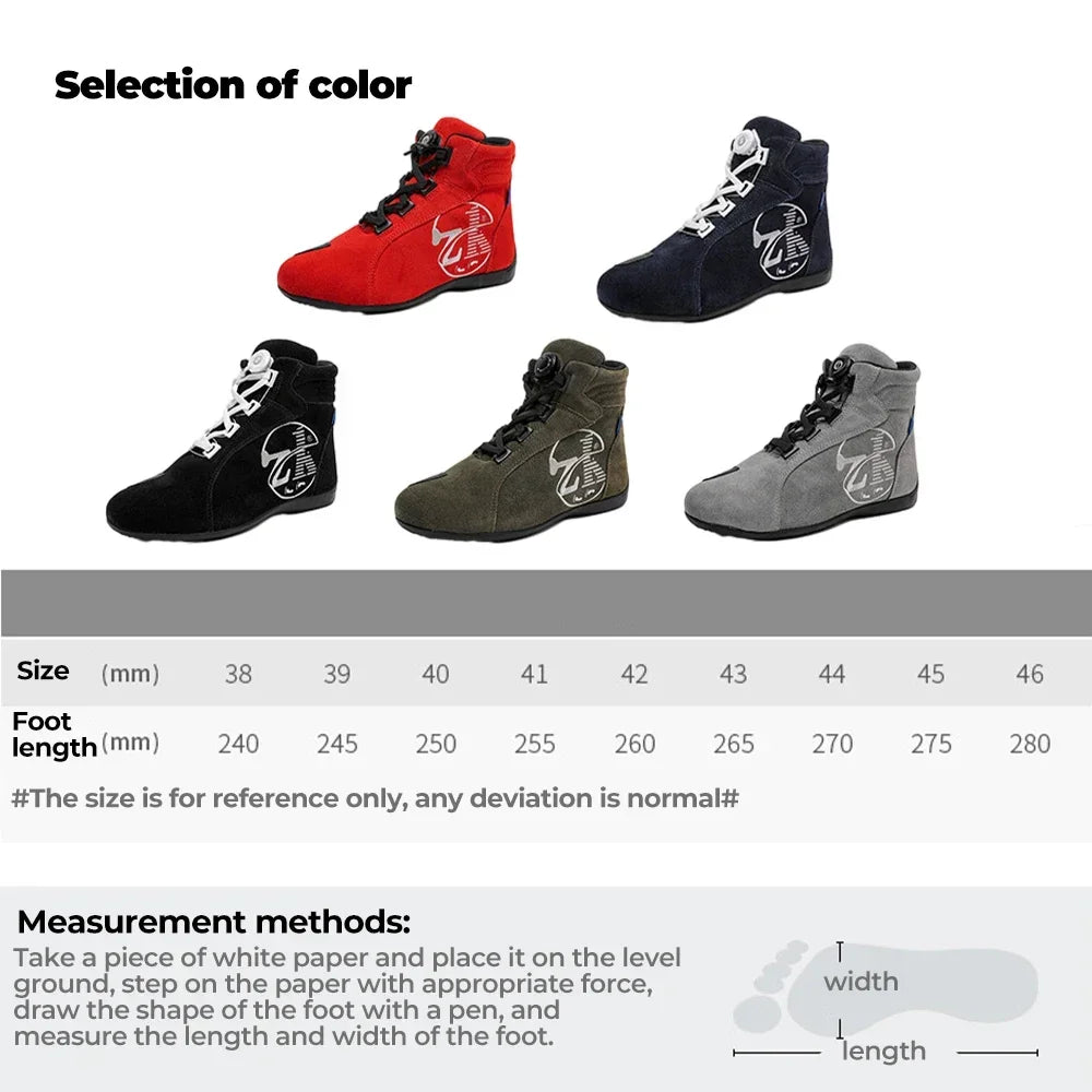 Motorcycle Boots Men Off-road Motocross Racing professional Shoes Riding Equipment  Boots Durable Soft Shockproof Breathable