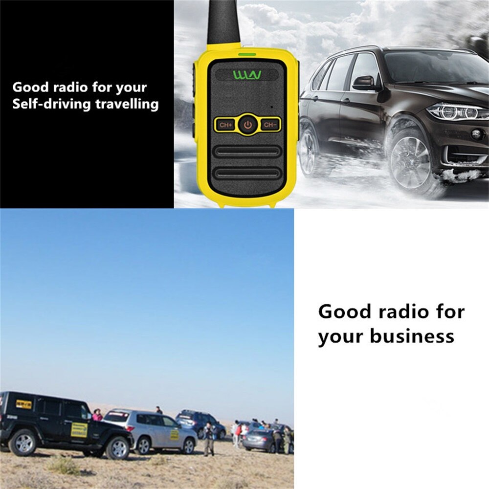 Mini Professional Walkie-Talkie WLN KD-C51 Portable Outdoor Two Way Radio Handheld Intercom UHF Transceiver Walkie Talkie