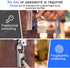 Biometric Padlock keyless Waterproof Fingerprint Lock Smart Locks Anti-theft Fingerprint Padlock for Gym Home Backpack Bike