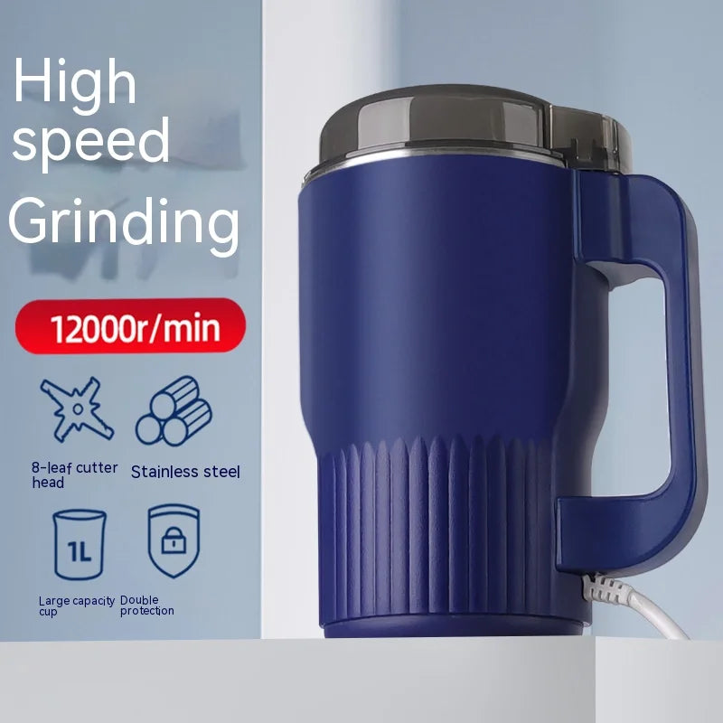 130W 304 Stainless Electric Grinder Eight Page Blade Electric Fast Grinding Multifunction Smash Machine Coffee Beans Blender