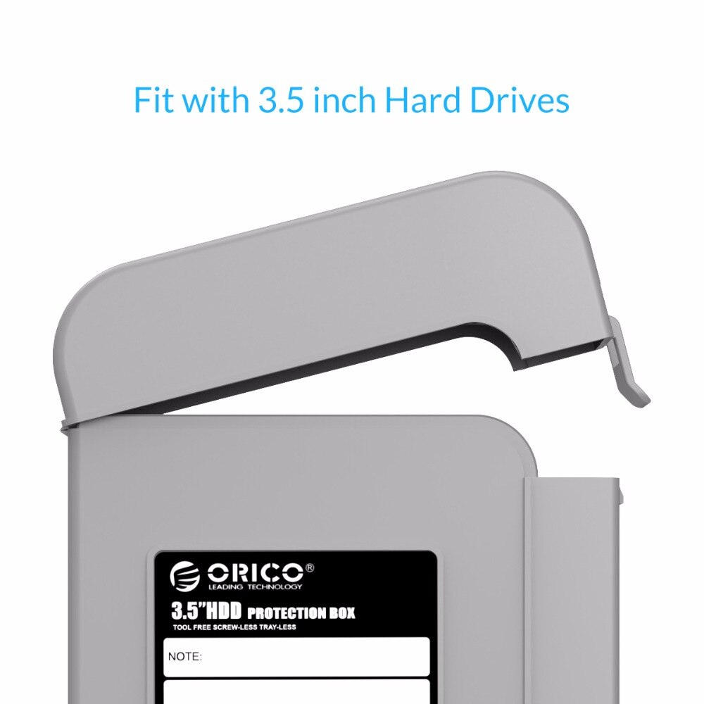 ORICO PHI 3.5 inch hard disk protection box colorful professional hard disk protection storage box with label multi-disk storage