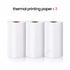 Mini Printer Thermal Paper Colorful Adhesive Self-adhesive Paper Label Sticker White for Picture Photo Portable Printer 57mm