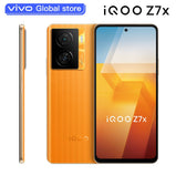 Original VIVO iQOOZ7X Mobile Phone 6.64 Inch LCD Snapdragon695 Octa Core 80W SuperFlash Charge 50M Triple Camera
