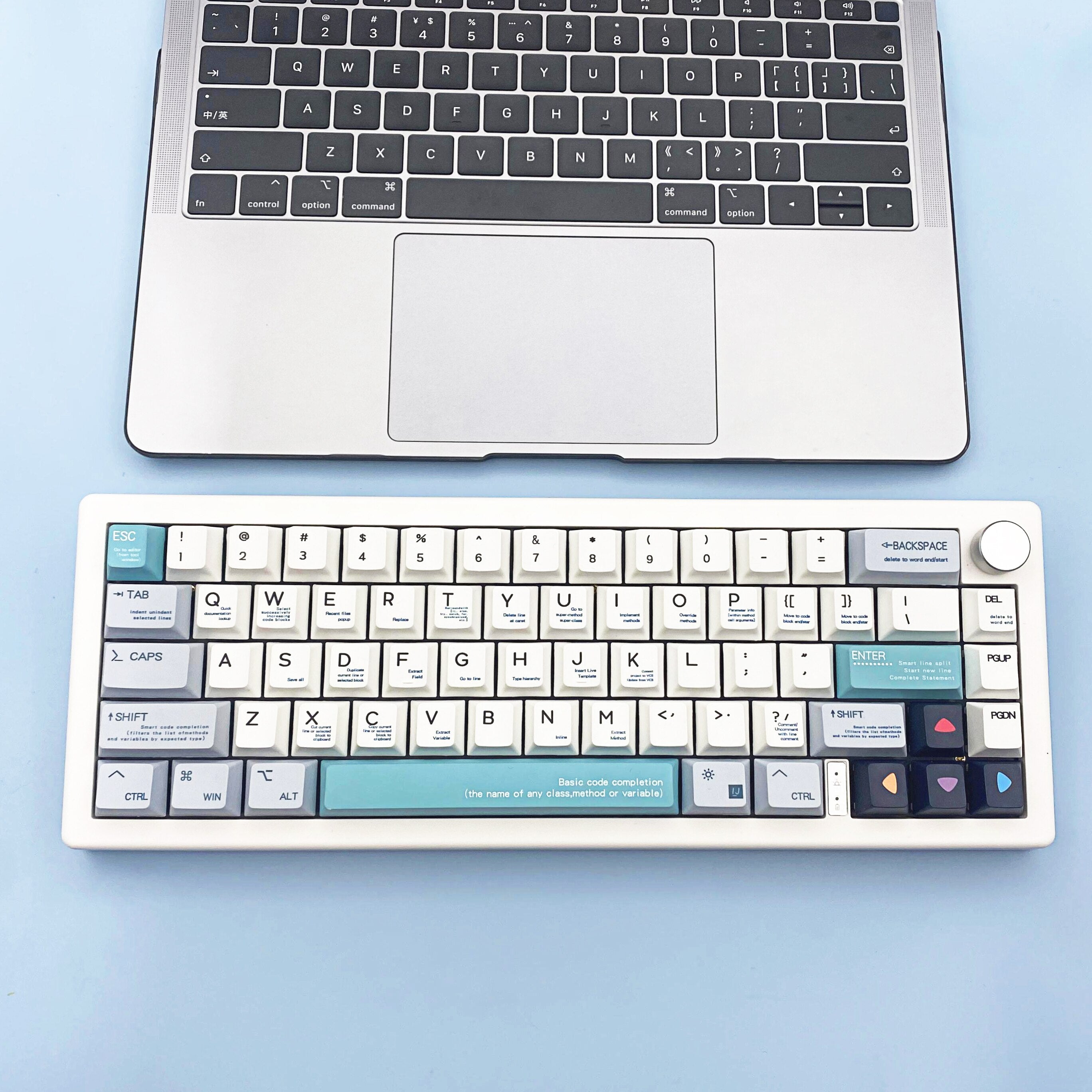 Mechanical Keyboard Kit Hot-swappable 3-mod Bluetooth 2.4G Wireless RGB Backlit Gasket Structure Keyboard