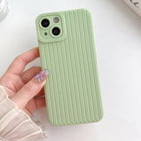 Woven Pattern Phone Case For iPhone 14 13 12 11 Pro Max X XR XS Max 7 8 14Plus Shockproof Bumber Soft TPU Silicon Back Cover