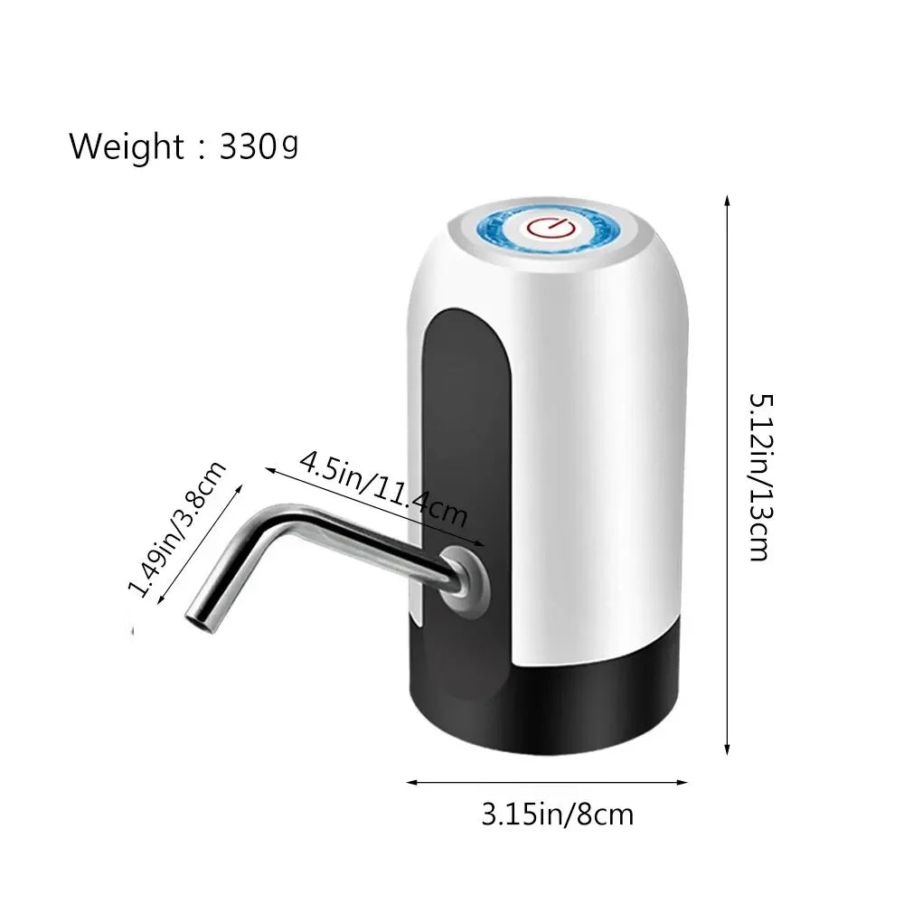 Pump Water Bottle USB Charging Drink Items Automatic Switching Water Dispenser Dispensers Cooler Children Mini Drinkware Kitchen