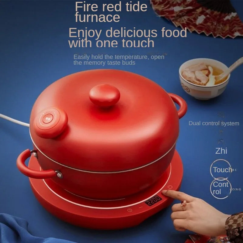 Induction Cooker 2200W New model Wireless Remote Control Touch Screen Anti-slip Kitchen Cooking Multi-function Induction Cooker