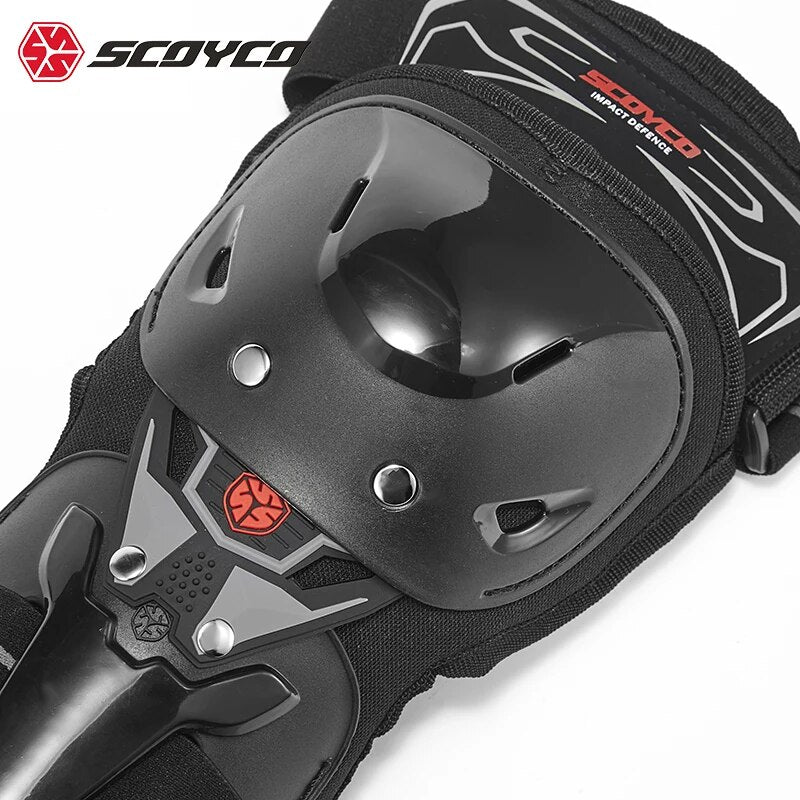 Scoyco Knee Elbow Protectors K11H11-2 4-piece Motorcycle Professional Protector Anti Drop Collision Riding Protector Knee Elbow