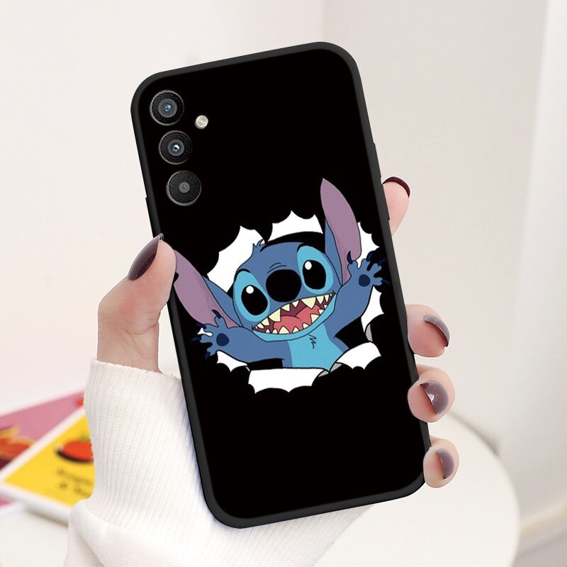 For Samsung Galaxy A34 5G Case 6.5" Soft TPU Back Cover Cute Stitch Lilo Disney Coque For Samsung A 34 A34 SM-A346E Funda Bumper