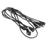 2X Vitoos 6 Ways Electrode Daisy Chain Harness Cable Copper Wire For Guitar Effects Power Supply Adapter Splitter Black