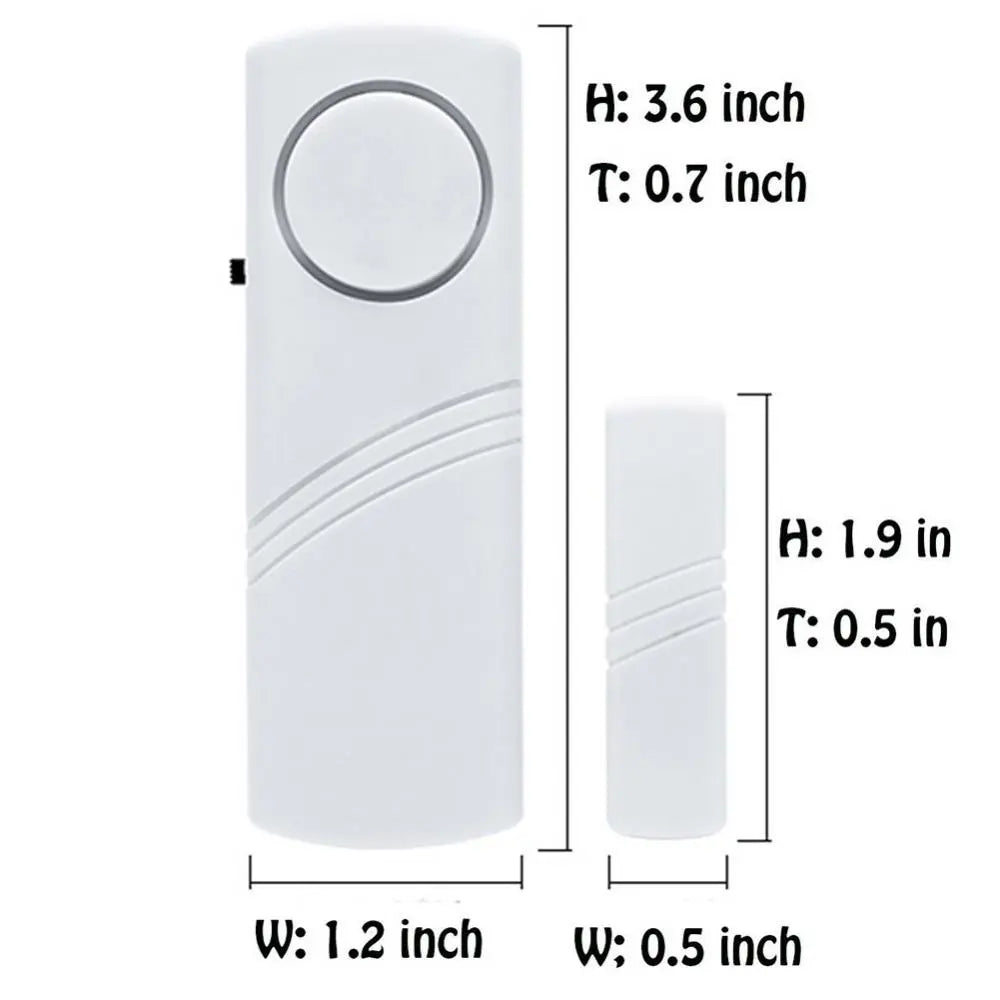 New Longer Door Window Wireless Burglar Alarm With Magnetic Sensor Home Safety Wireless Longer System Security Device Home