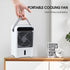 Portable Air Conditioner Household Air Cooler 500ML Watertank Timing Function Purifier USB Charging Humidifier Cooler Fan