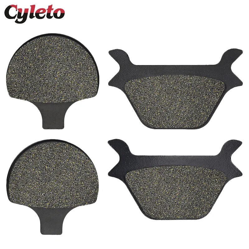 Cyleto Motorcycle Front and Rear Brake Pads for Harley Sportster & Softail Series (All Models) 1988-1999