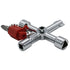 5 In 1 Cross Switch Key Wrench With Accessories Universal Square Triangle Train Electrical Cupboard Box Elevator Cabinet Alloy