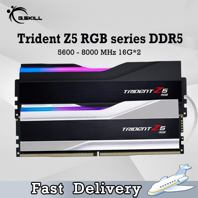 G.SKILL DDR5 Trident Z5 RGB 6000 6400 6800 7200 7800 MHz 32G desktop computer large-capacity memory bar 32G memory RGB