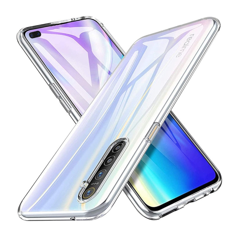 Ultrathin Clear Soft Back Cover for OPPO Realme X50 Pro Player Edition X50M 5G Global Version Phone Case 360 Transparent Shell