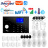 WiFi GSM Alarm System Tuya Smart Home TFT Screen RFID APP Touch Keyboard House Burglar Security Alarm Support Voice Switching