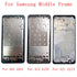 Middle Frame Housing LCD Bezel Plate Panel Chassis For Samsung A02 A12 A21 A20S Phone Metal Middle Frame Replacement Parts