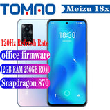 Original Official New Meizu 18x 5G SmartPhone Snapdragon 870 6.67inch 120Hz 64MP Camera 4300mAh BIG Battery 30W Google play OTA