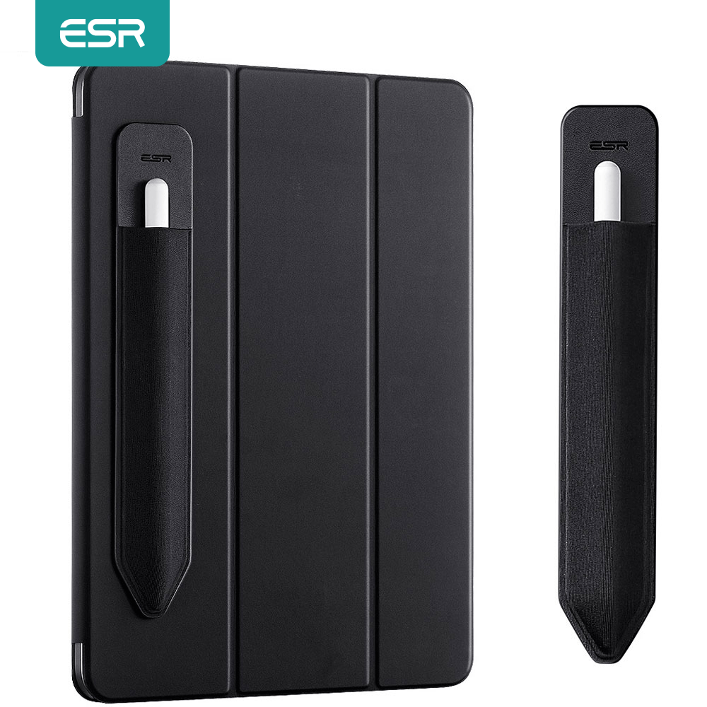 ESR Case for Apple Pencil Sticker Holder Case for iPad Pencil PU Bandage Cover Tablet Touch Pen 360 Full Protective Pouch Bags