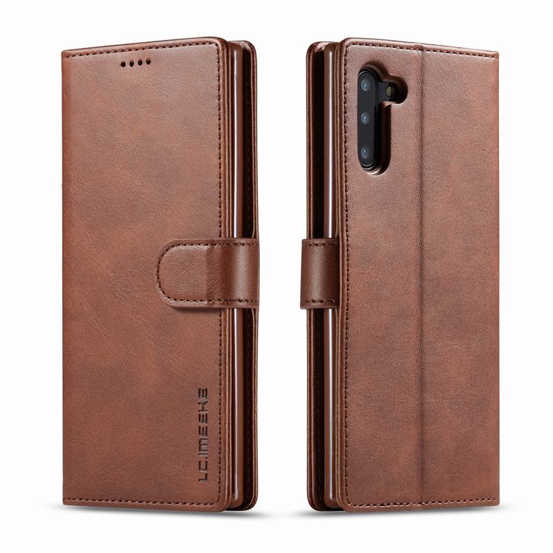 For Samsung Galaxy Note 10 Plus Case Flip Wallet Cover Samsung Galaxy Note 10 + 5G Phone Case Luxury PU Leather Book Cover Stand