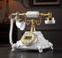 Retro Phone Home Landlines Phone With Rotary Button Dial Metal Resin Material Antiques Telephone For Home House Office