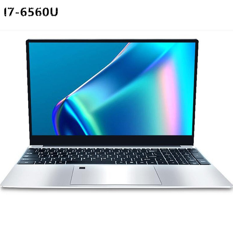2021 NEW 15.6 inch 1920*1080 IPS Screen Core i7 6560U DDR4 16GB 128G/256G/512G/1TB M.2 NVME SSD Metal Backlit Windows 10 Laptop
