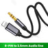 8 Pin To 3.5mm Jack AUX Cable Lighting To AUX Headphone Adapter Audio Extension Kable Connector Splitter For iPhone 14/13/12/11