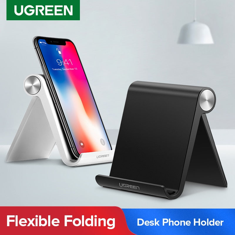 Ugreen Portable Mobile Phone Holder Stand Smartphone Support Tablet Stand for iPhone 14 13 Xiaomi Huawei Desk Cell Phone Holder
