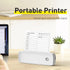 A40 Portable Thermal Printer A4 Paper Photo Printer USB Bluetooth Direct Transfer Wireless Mobile Phone Printer for IOS Android