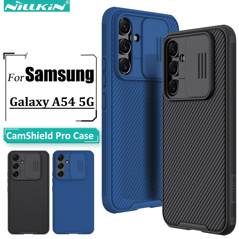 Nillkin for Samsung Galaxy A54 5G, CamShield Pro Case with Slide Camera Cover Protector Hard PC+TPU Cover