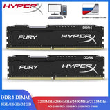 RAM DDR4 8GB 16GB 3200MHz 2666MHz 2400MHz 2133MHz Desktop Memory 288Pin DIMM Memoria DDR4 RAM Memory Compatible With Intel / AMD