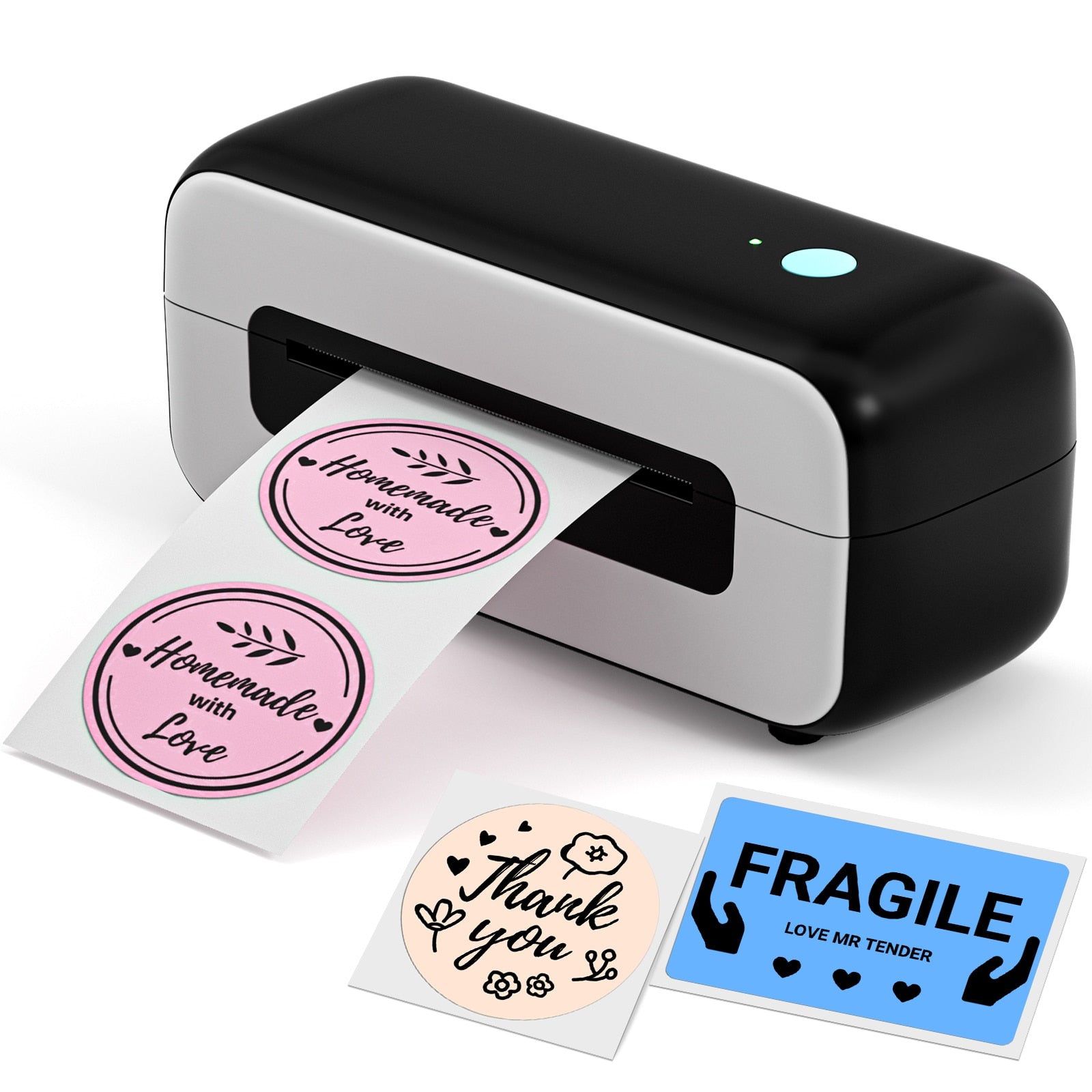 4x6 Thermal Label Printer Shipping Label Printer for Small Busines Phomemo PM-246S Support for Mac OS, Windows, Chrome OS, Linux