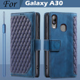 For Samsung Galaxy A30 Case Leather Flip Etui on for Coque Samsung A30 Phone Case Fundas Magnetic Wallet Cover Samsung A30 case