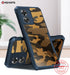 Rzants For OPPO A17 4G Case Hard Camouflage Cover TPU Frame Bumper Half Clear Phone Shel