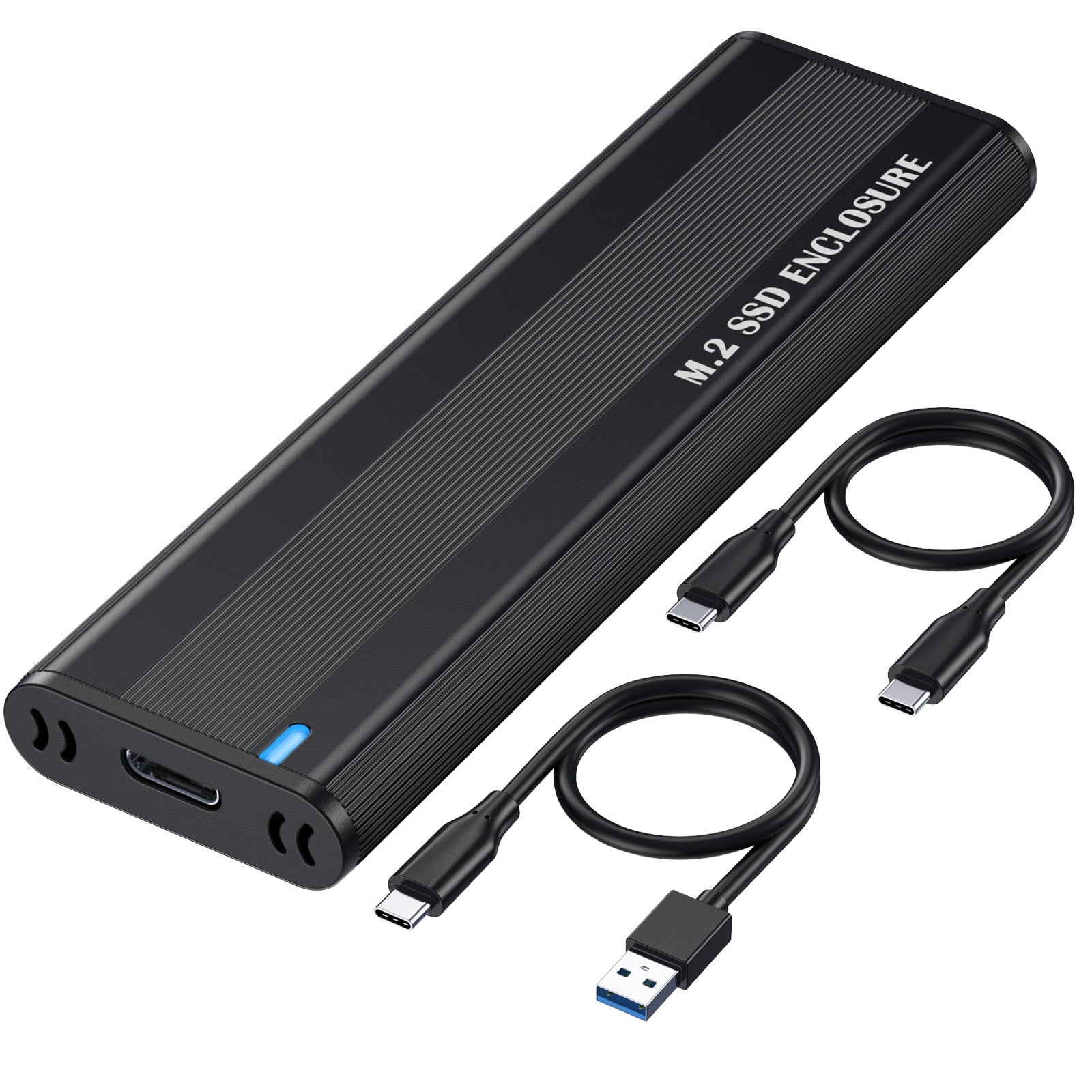 M2 SSD Case NVME SATA Dual Protocol M.2 to USB Type C 3.1 SSD Adapter for NVME PCIE NGFF SATA SSD Disk Box M.2 SSD Case