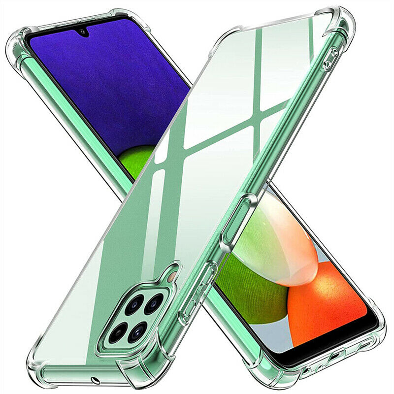 For Samsung Galaxy A22 5G 4G A82 A72 A52 A42 A32 A12 A02 Case Slim Shockproof Bumper Silicone Clear Soft TPU Phone Cover