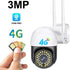 4X Zoom 3MP Wireless 4G SIM Card Video Surveillance Camera Motion Detection Auto Tracking indoor Home Security Camera 4G V380Pro