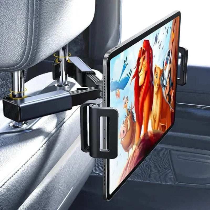 Car Headrest Tablet Mount Holder for iPad Tablet Stand Car Back Seat Headrest Bracket Travel Portable Road Trip Essentials