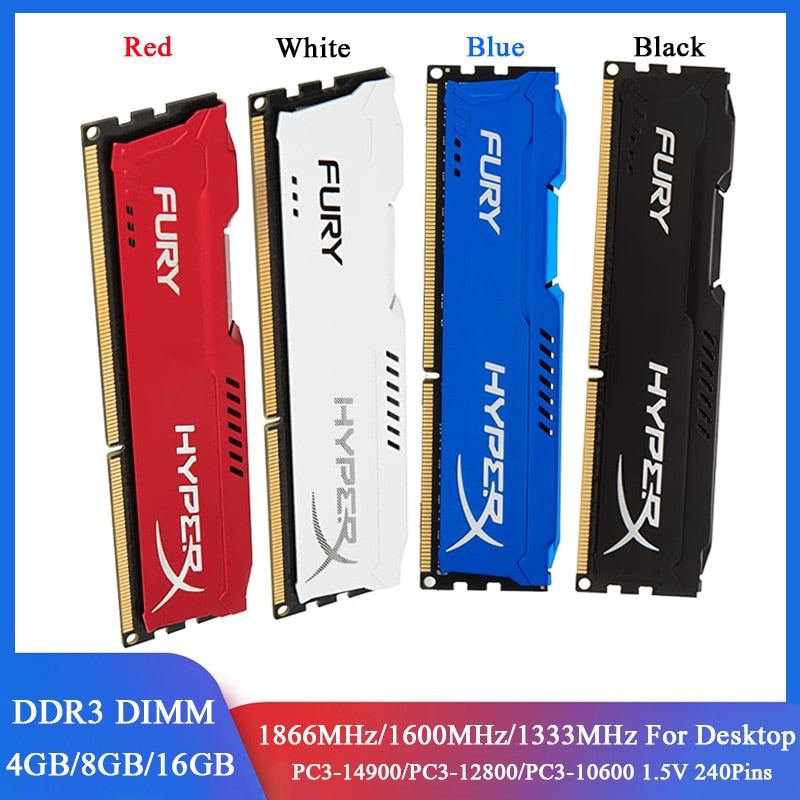 Memoria RAM DDR3 8GB 4GB 16GB 1600MHz 1333 1866MHz Desktop Memory 240pins 1.5V PC3-12800 14900 10600 DIMM DDR3 RAM Memory Module