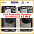 Full Assembly Back Cover For iPhone X XS Housing Battery Middle Chassis Frame Rear Door Case With Flex Cable Phone Repair Parts