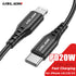 USLION PD 20W USB C Cable for iPhone 14 Plus 13 Pro Max Fast Charging High Toughness Data Wire Cord for iPhone 12 Mini 0.3/1/2M