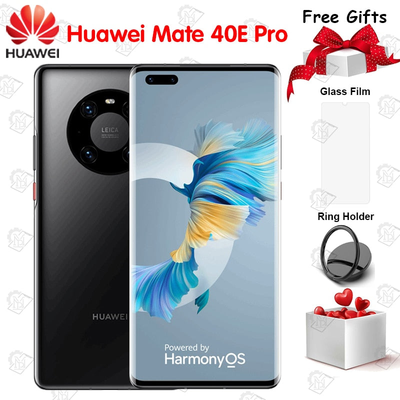 Original Huawei Mate 40E Pro 5G Mobile Phone 6.76" 8G+256G Kirin 9000L Octa Core HarmonyOS 4400mAh Fast Charging 66W Smartphone